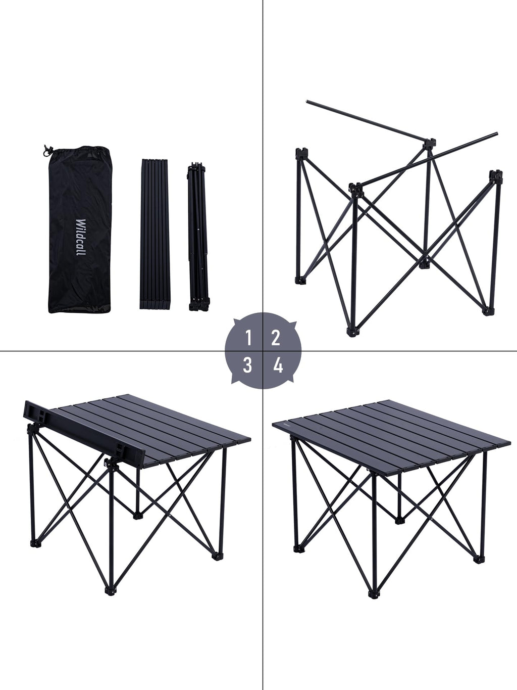 Ultralight Compact Aluminum Folding Camping Table S3754