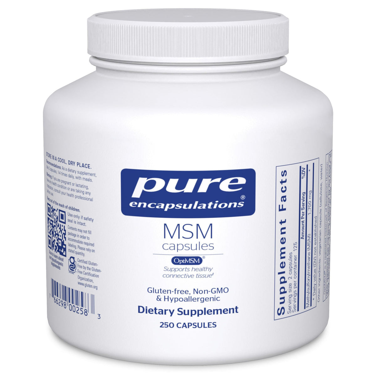 MSM Capsules, 250 Capsules E687