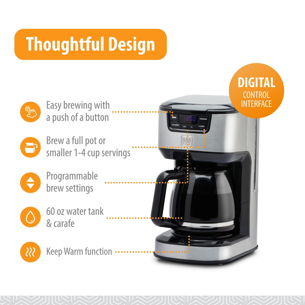 12-Cup Digital Drip Coffee Maker R277192