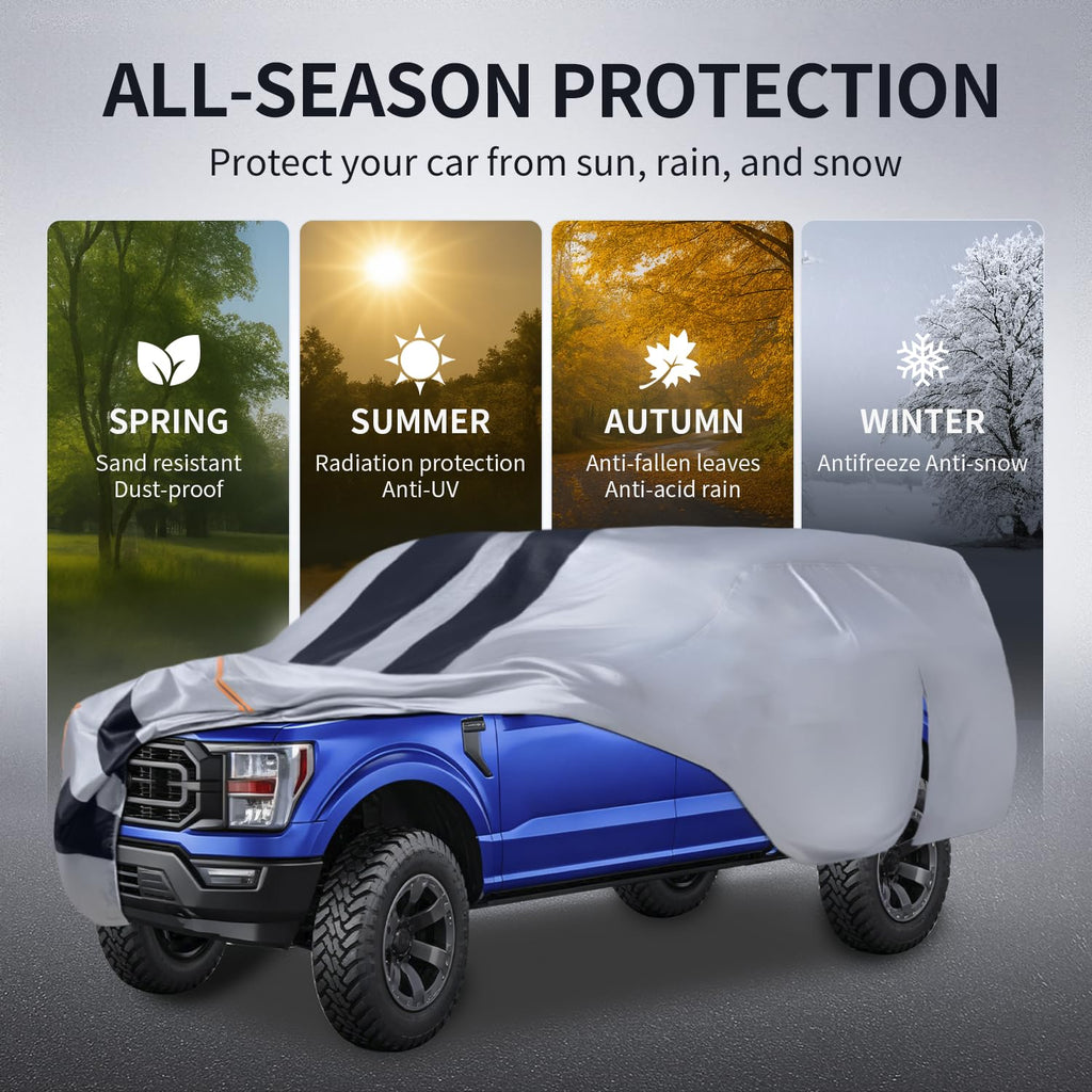 Waterproof Truck Cover with Zipper Z94046