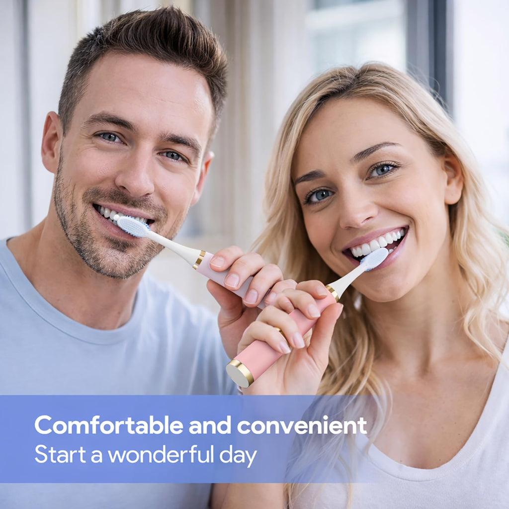2 Pack Electric Toothbrush with 10 Replacement Brush Head D5690