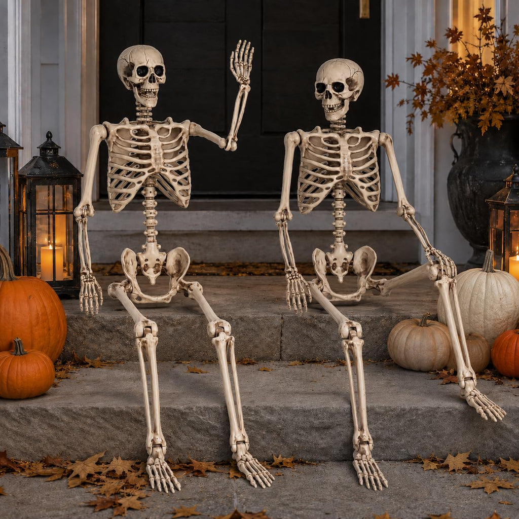 5.4 Ft Life Size Posable Skeleton S43533