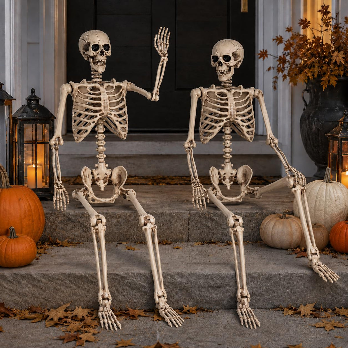 5.4 Ft Life Size Posable Skeleton S43533