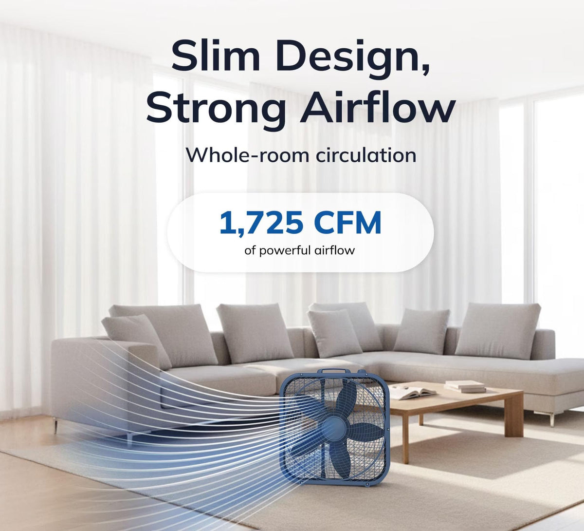 20" 3-Speed Weather-Resistant Box Fan B549600