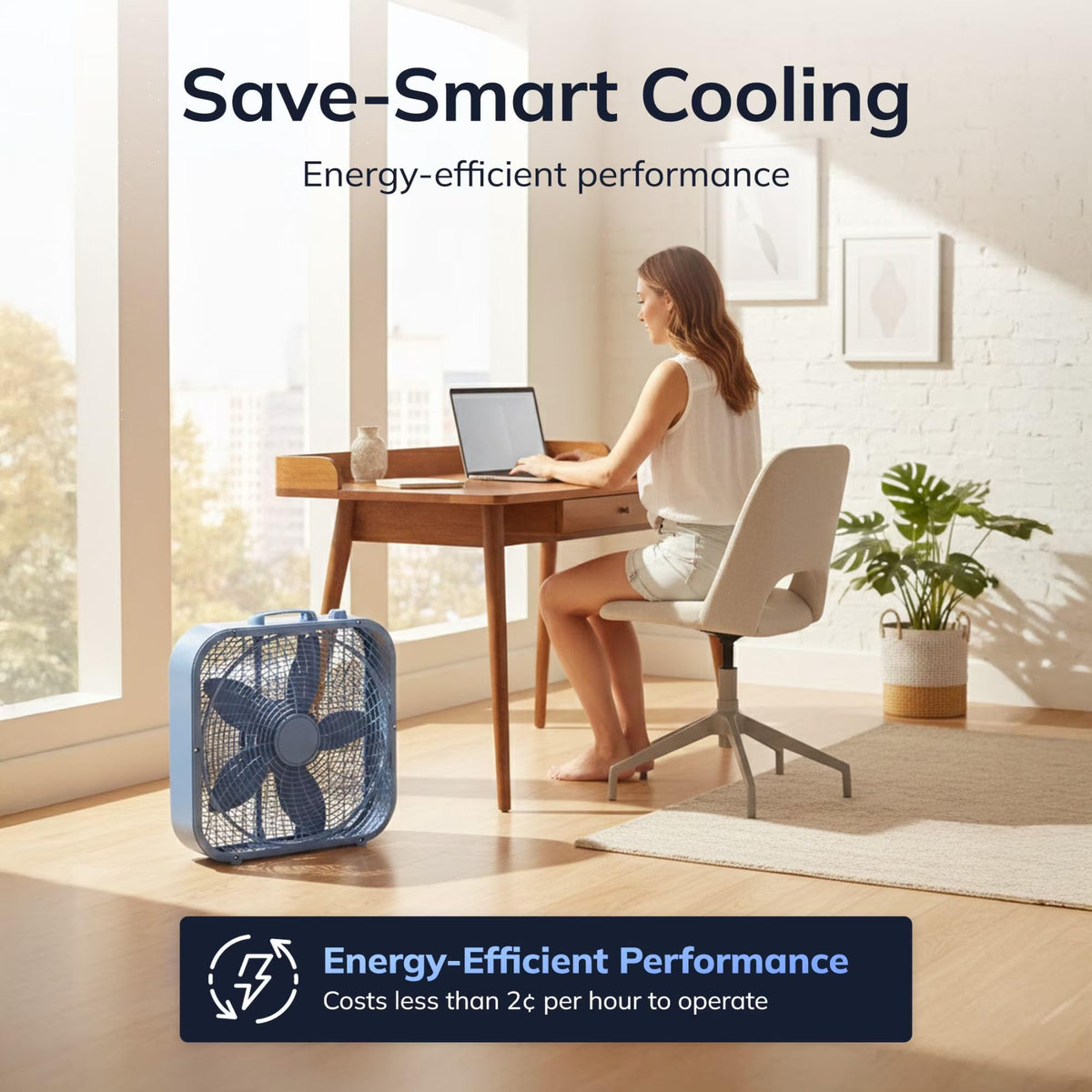 20" 3-Speed Weather-Resistant Box Fan B549600