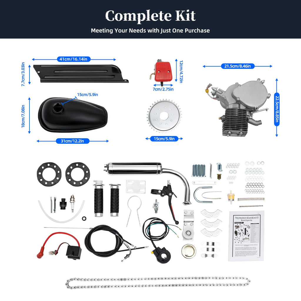 100cc 2 Stroke Bicycle Engine Kit F3262