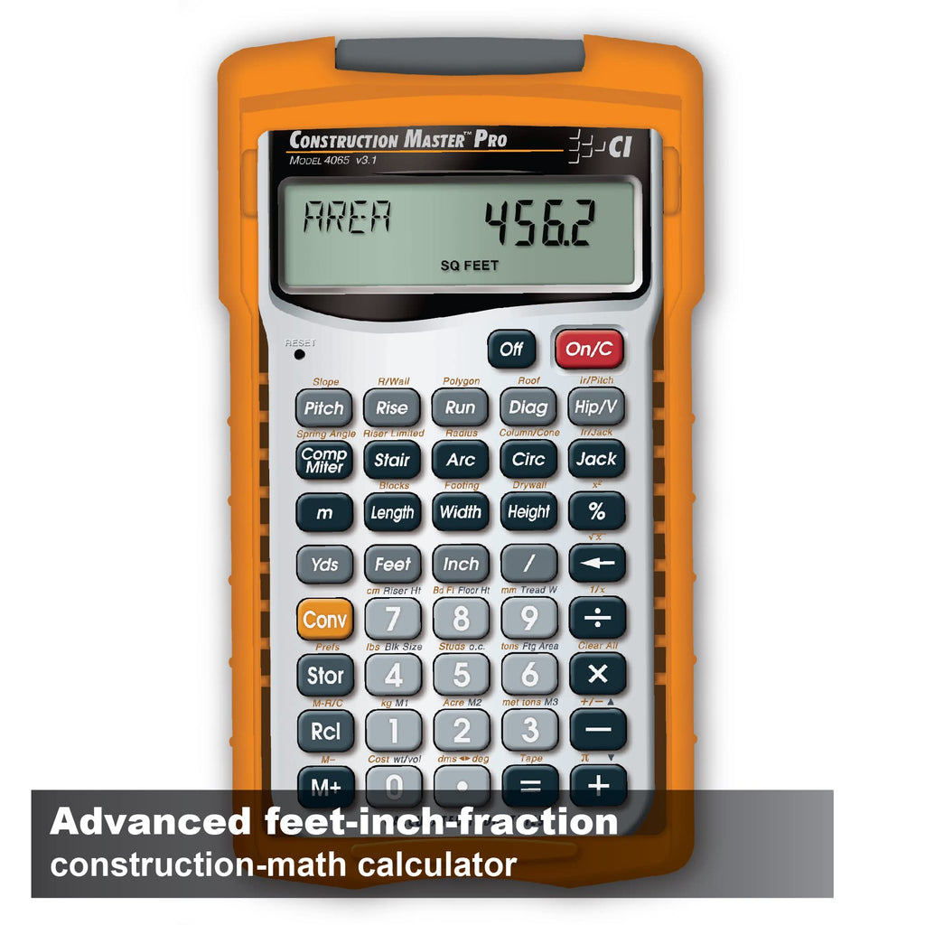 Construction Master Pro Calculator and Workbook S3673