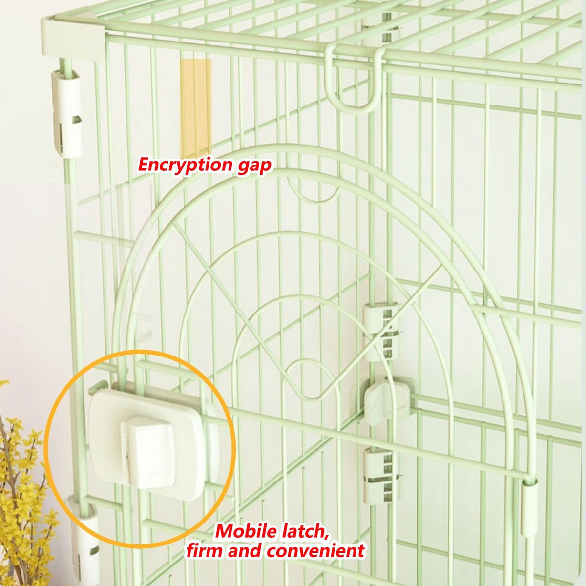 3/4-Tier Wire Cat Cage Playpen Kennel with Hammock G30104