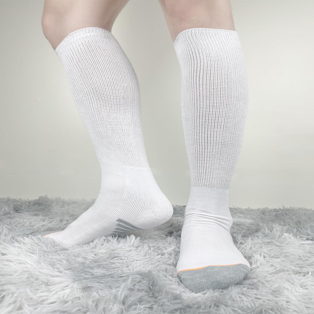 White Walking Boot Socks T246