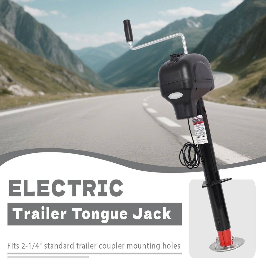 Electric Power Tongue Jack 3500lbs 12V DC U7097