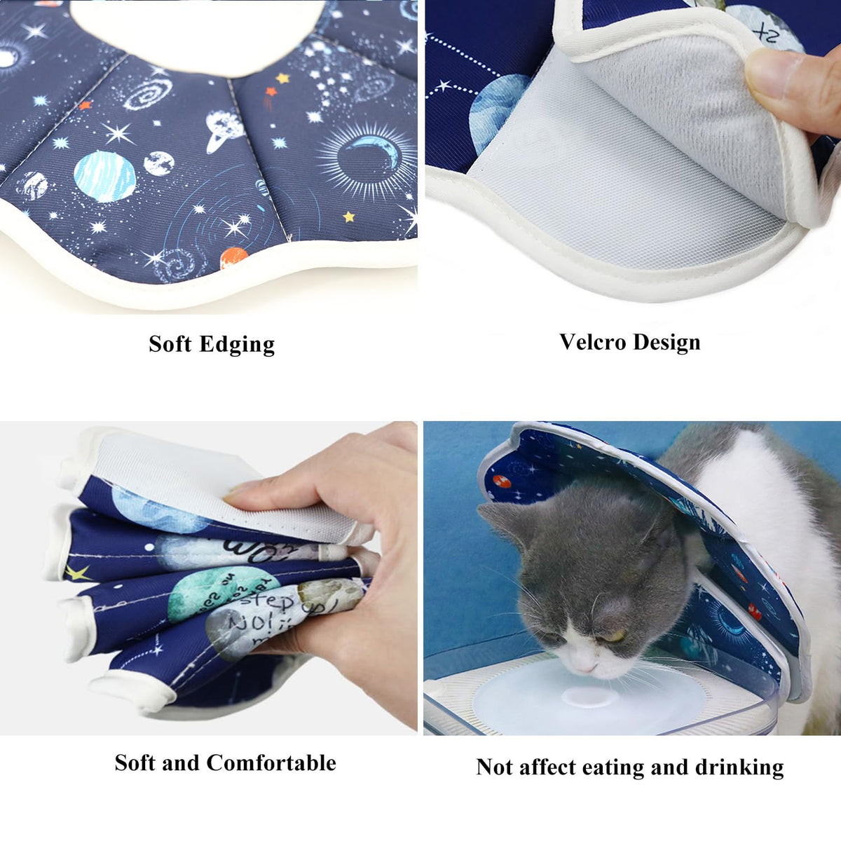Adjustable Soft Cat Recovery Collar O763