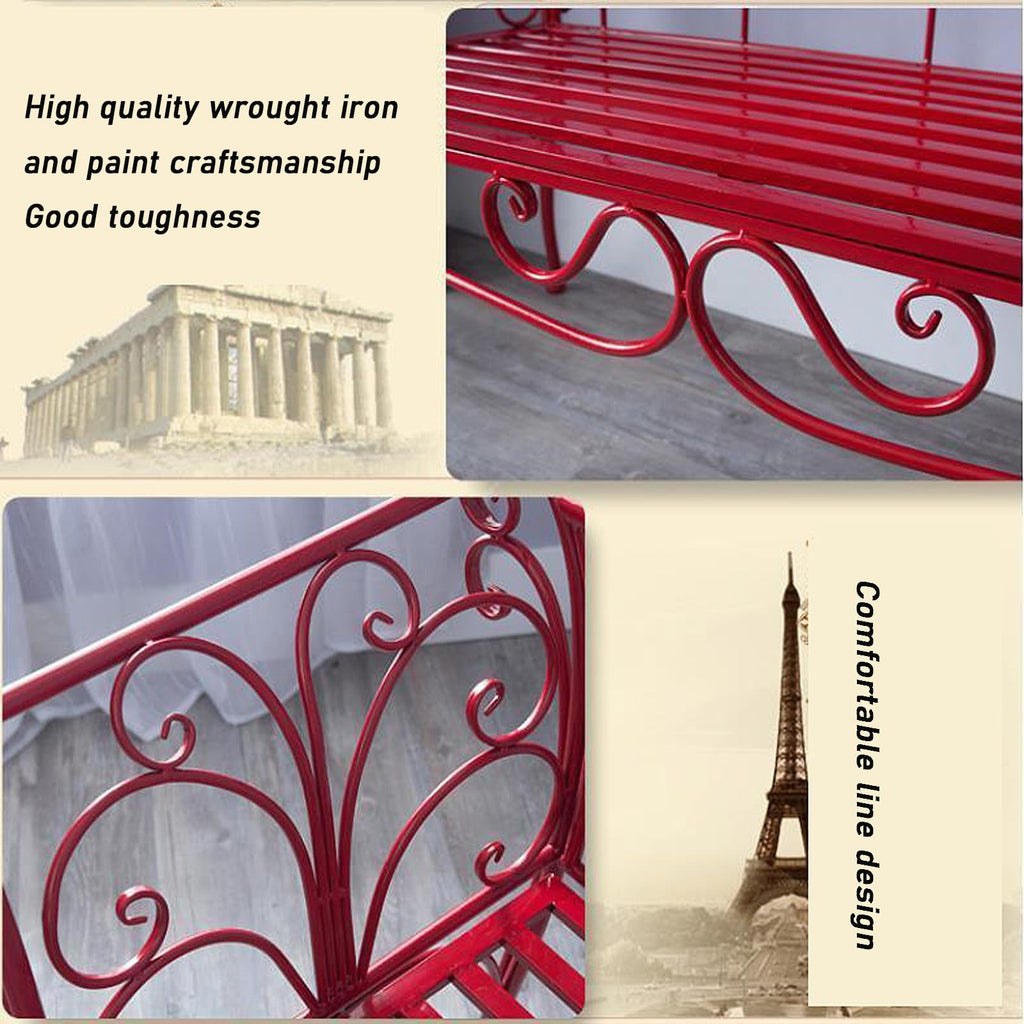 Cast Iron Outdoor Bench 400 lbs Capacity A5702
