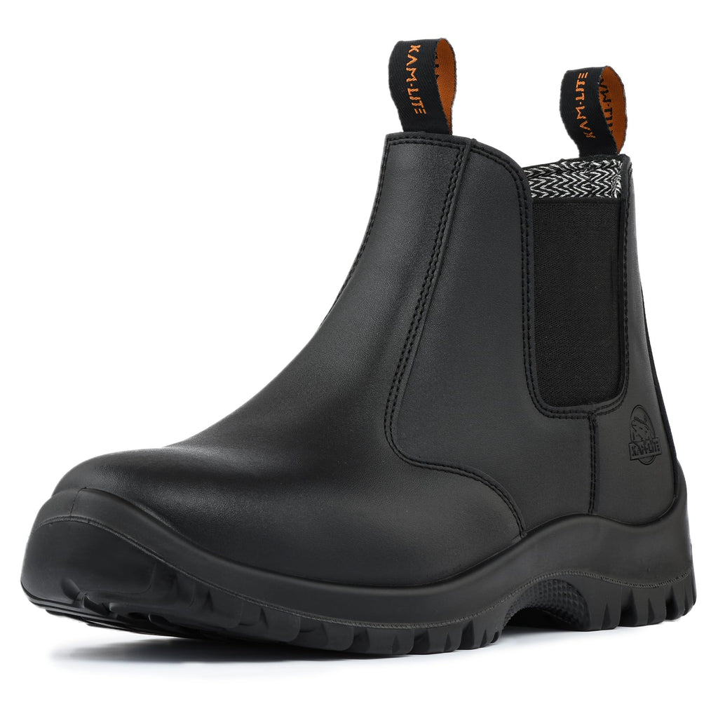 Slip On Steel Toe Waterproof Work Boots W892701