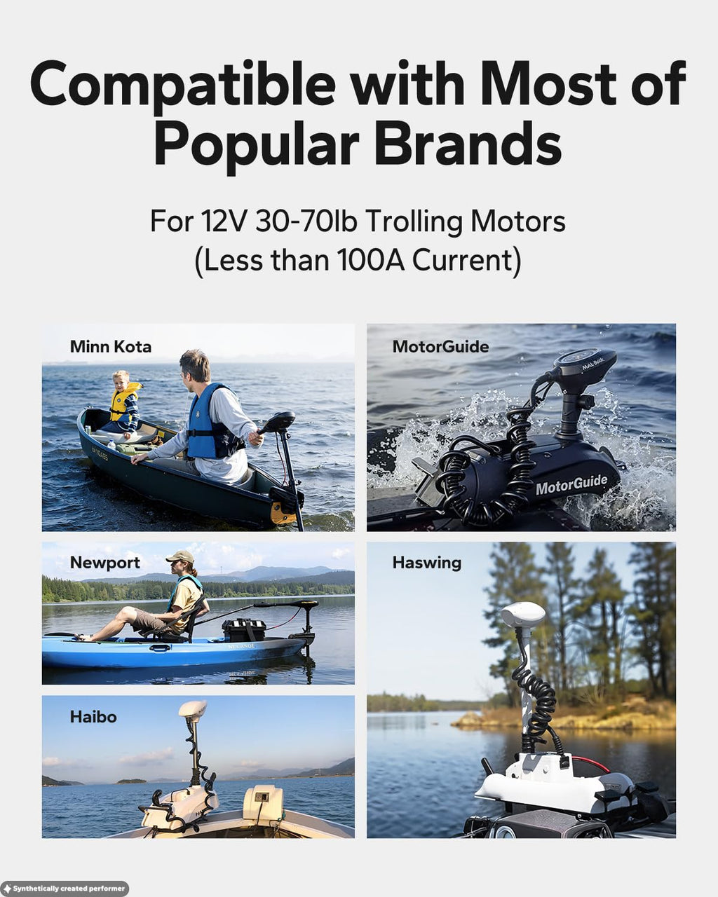 12V 100Ah LiFePO4 Trolling Motor Battery S9344