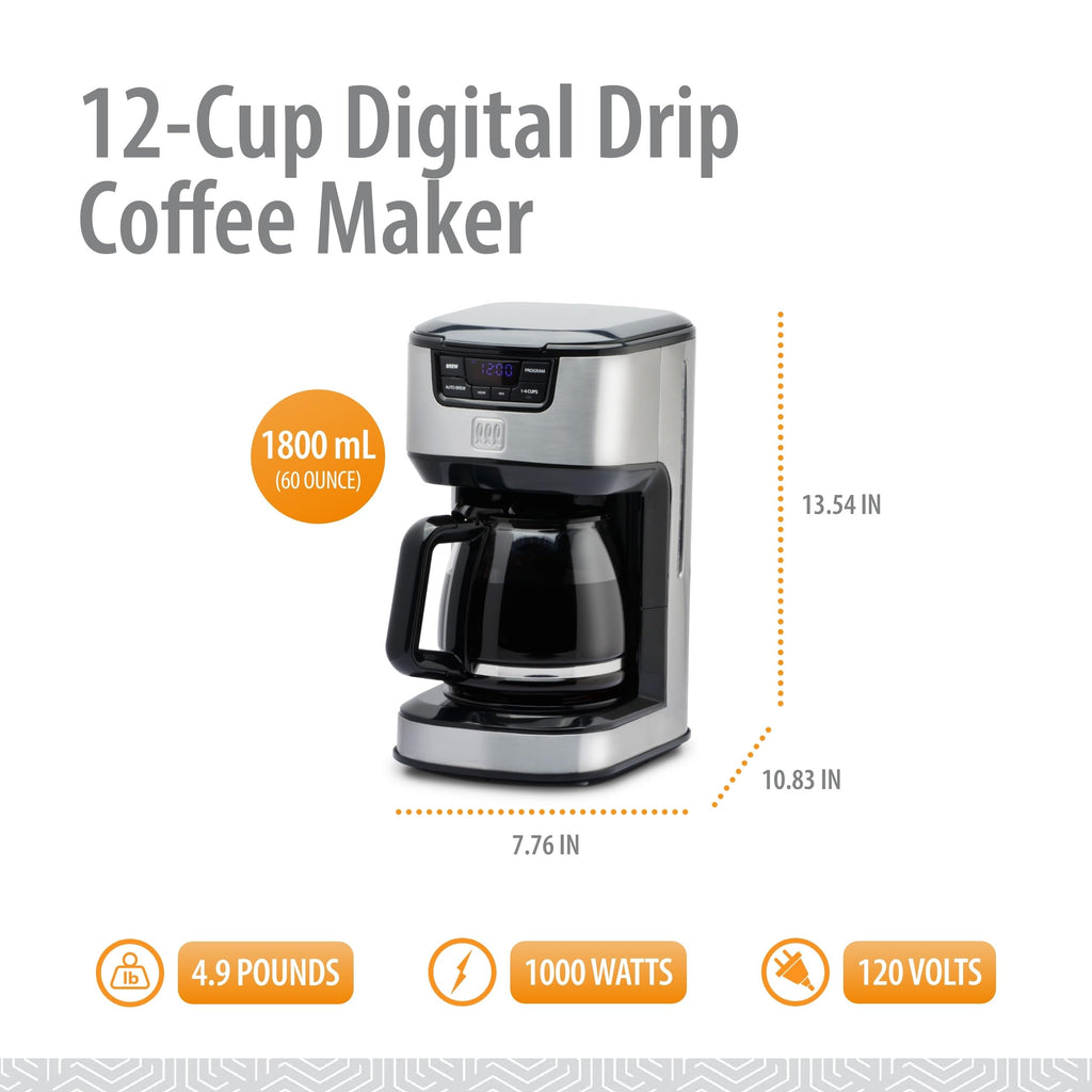 12-Cup Digital Drip Coffee Maker R277192
