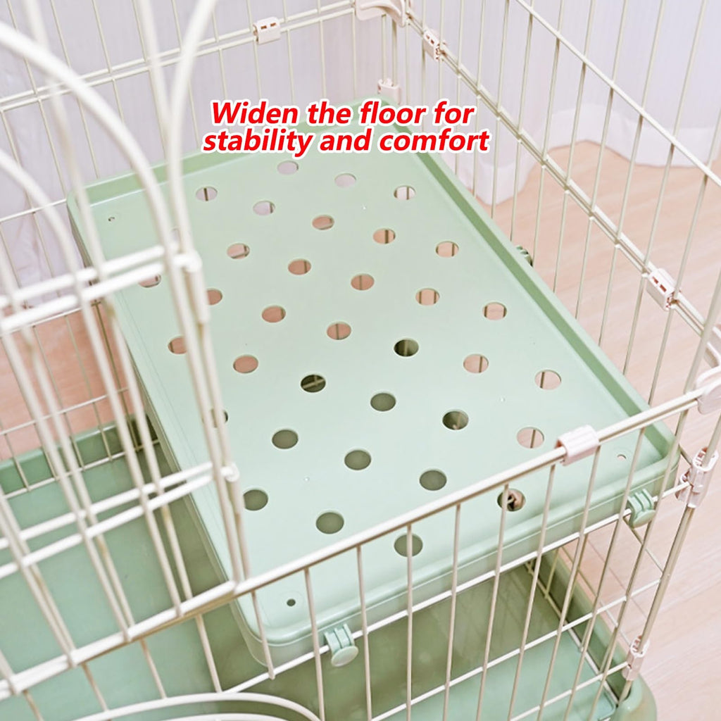 3/4-Tier Wire Cat Cage Playpen Kennel with Hammock G30104