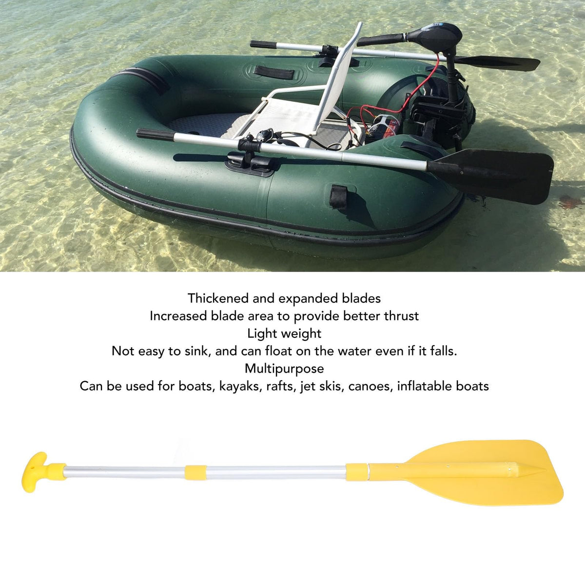 2Pcs Telescopic Adjustable Canoe Paddles B85945