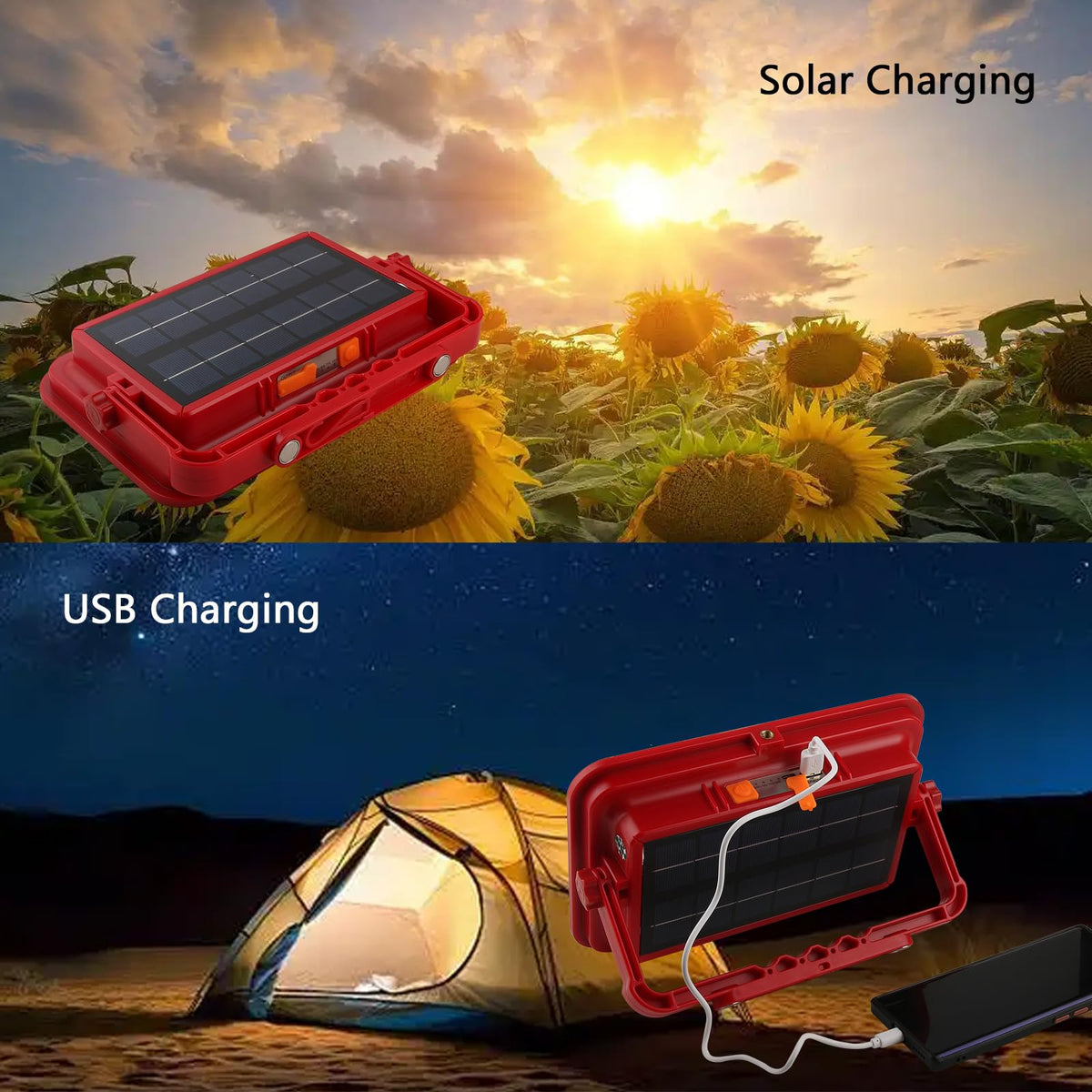 Portable Rechargeable Magnetic Work Light 16500mAh 200W 15000LM IP69 H744486