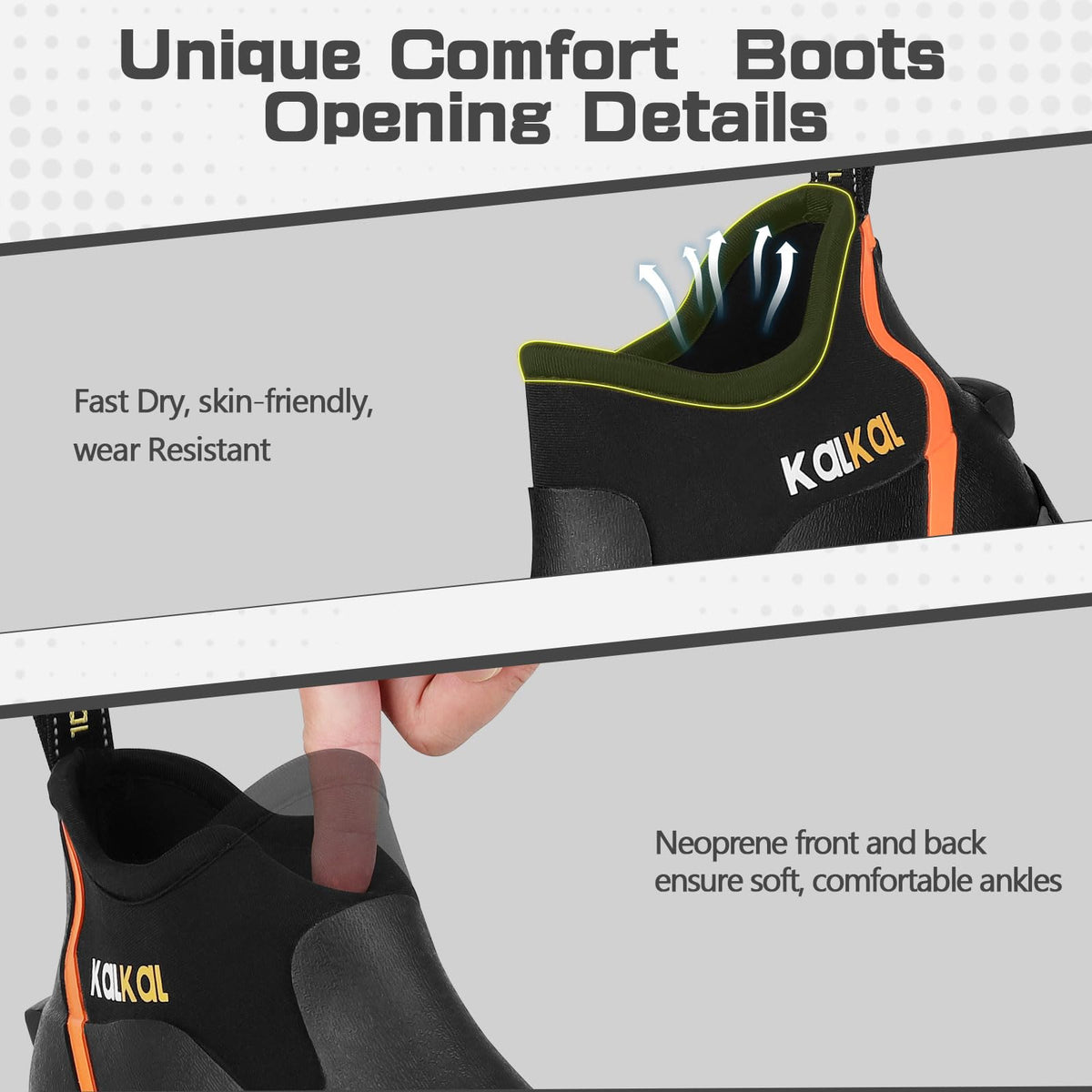 Men's Waterproof Insulated Rubber Ankle Boots Y66992