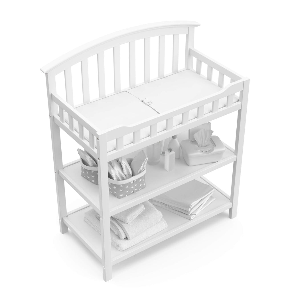 White Changing Table with Changing Pad Q619754