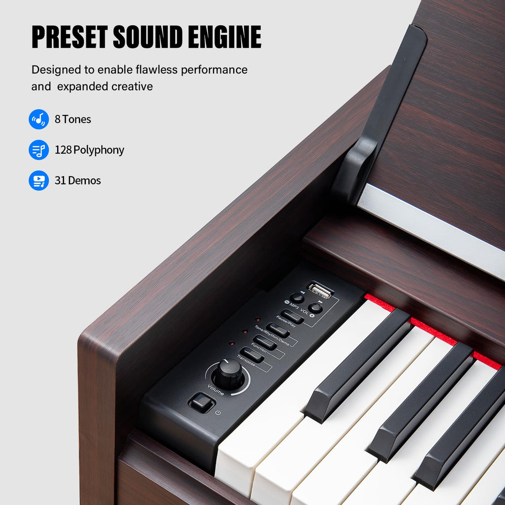 88 Key Weighted Digital Piano W2343