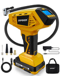 Cordless Tire Inflator Portable Air Compressor 160PSI C4187
