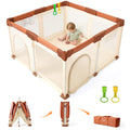 Foldable Baby Playpen 50x50 Inch Portable Play Yard with Mesh Storage Bag H16342