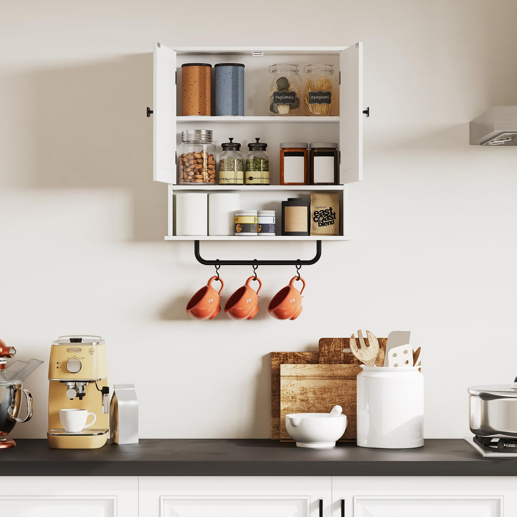 Wall Mounted Medicine Cabinet with Towels Bar J7149