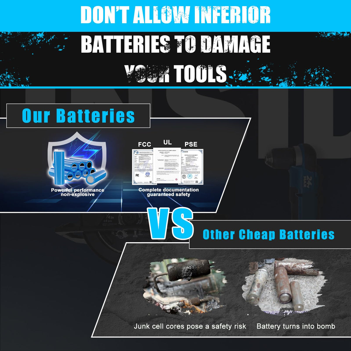 40V 4.0Ah Lithium Ion Cordless Power Tool Battery J86525