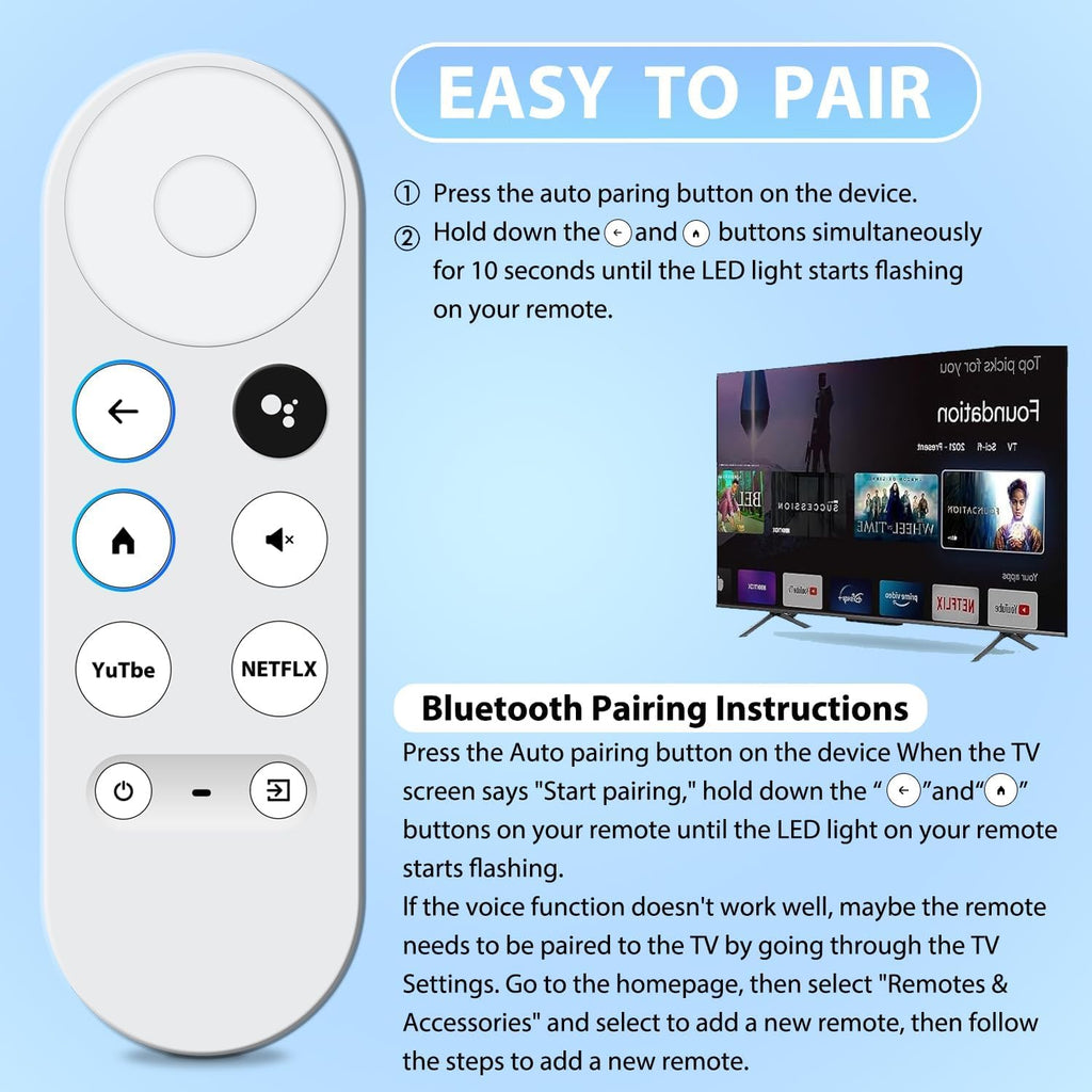 Replacement Remote for Google Chromecast K833