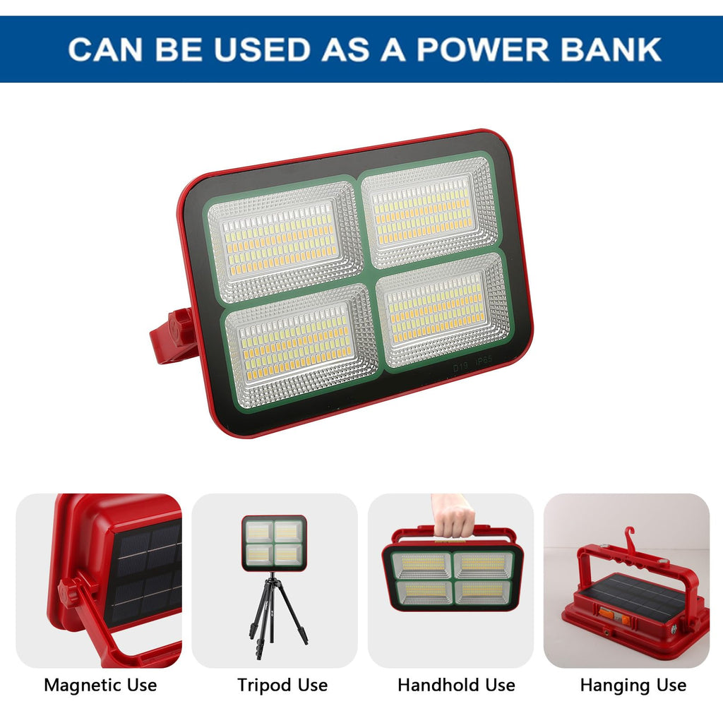 Portable Rechargeable Magnetic Work Light 16500mAh 200W 15000LM IP69 H744486