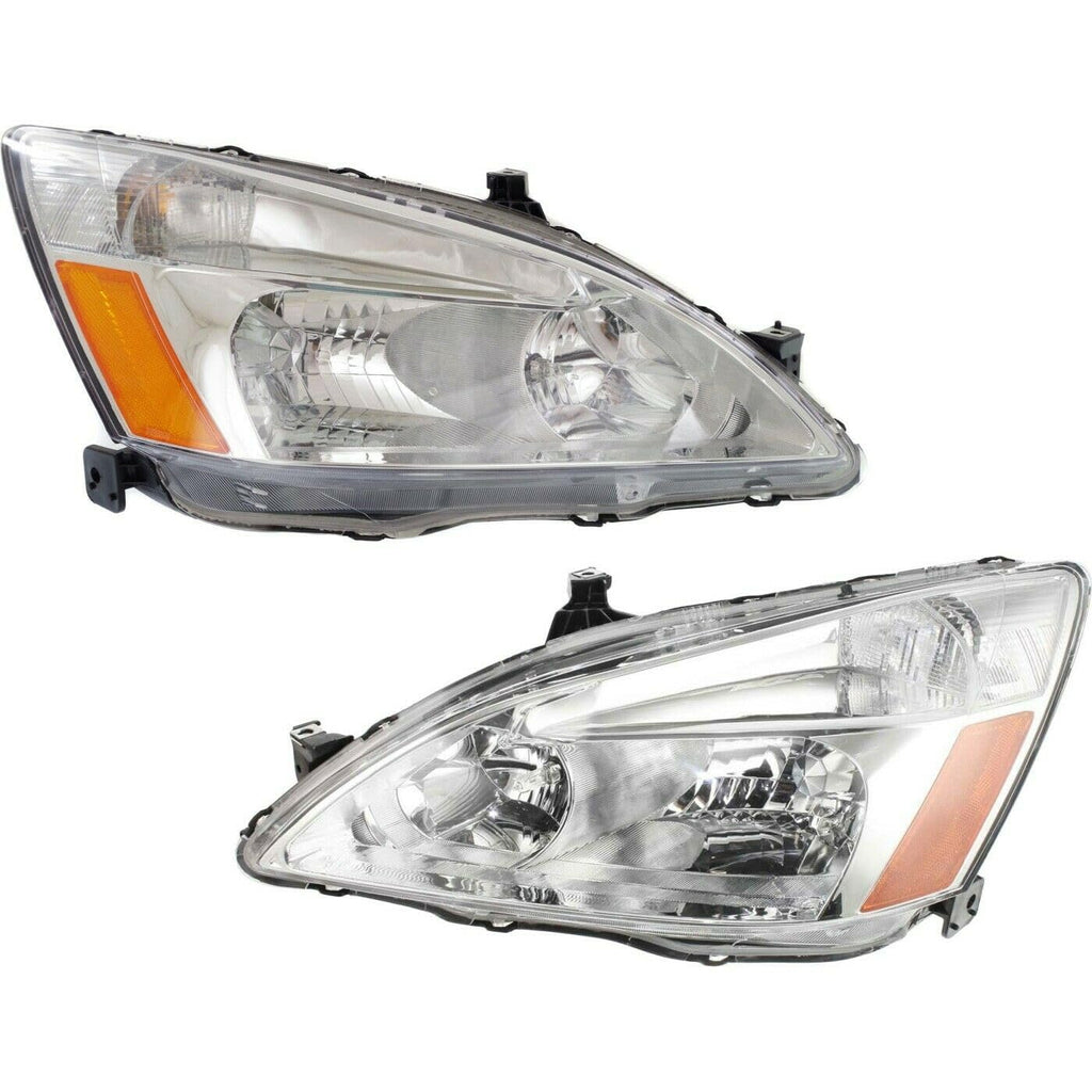 Headlight Left Right Clear Lens A7657