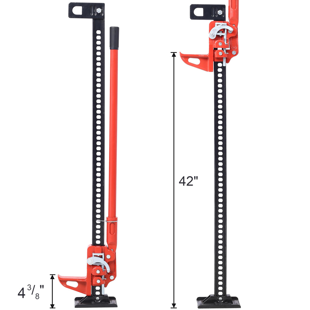48" 7000 lbs Capacity Ratcheting Utility Farm Jack B8522