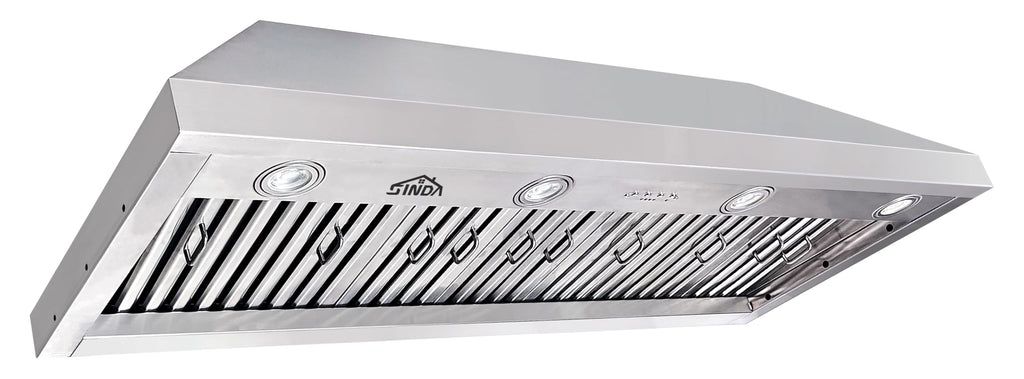 48 inch Stainless Steel Built-in Range Hood with Liner and Baffle Filter U3865
