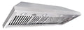 48 inch Stainless Steel Built-in Range Hood with Liner and Baffle Filter U3865