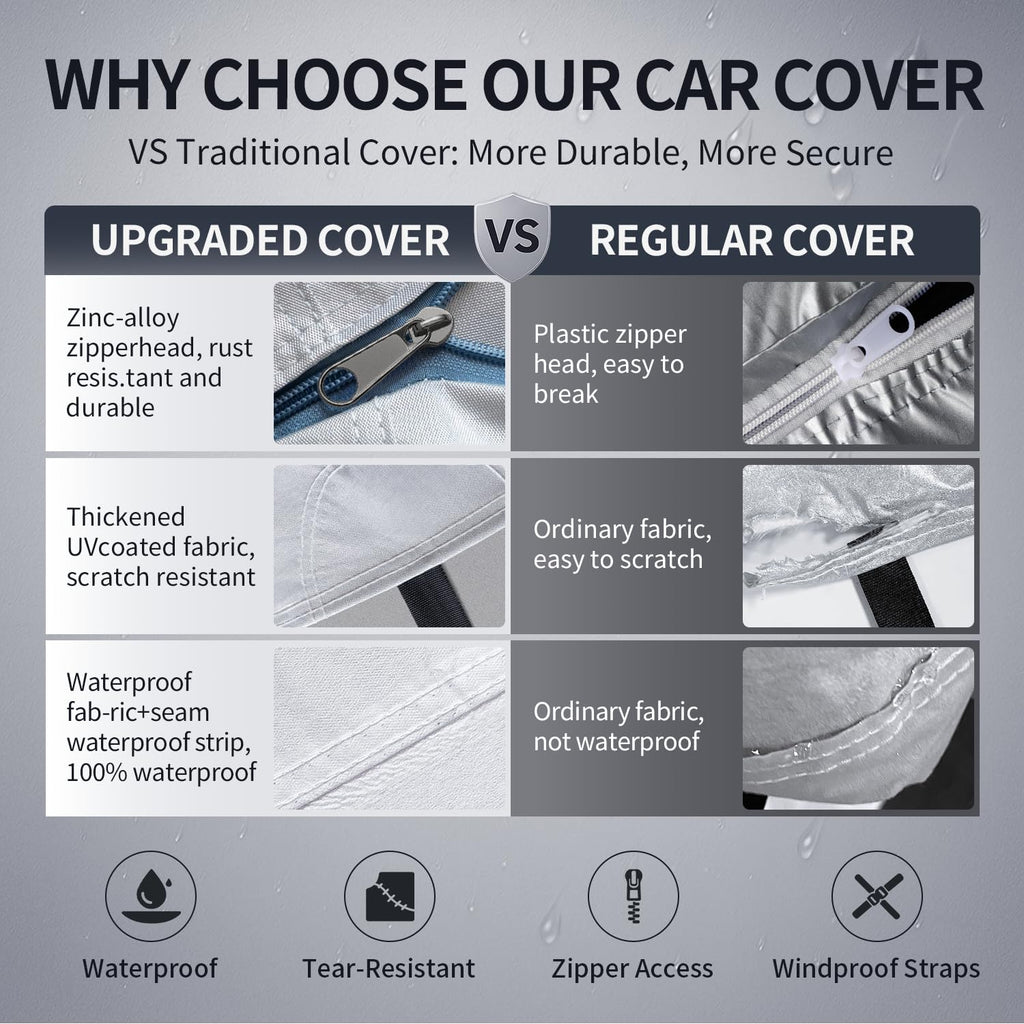 Waterproof Truck Cover with Zipper Z94046