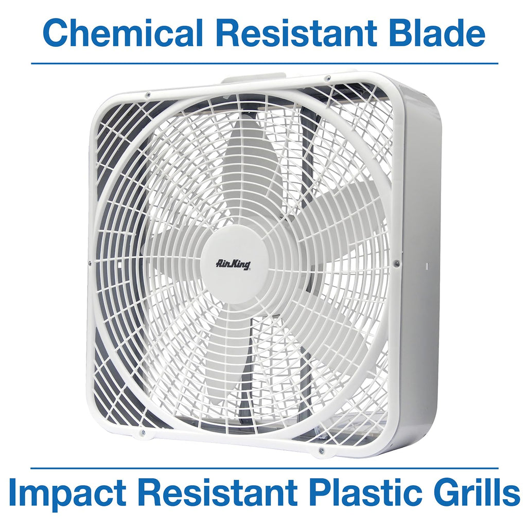 20-Inch 3-Speed Box Fan, White A785418