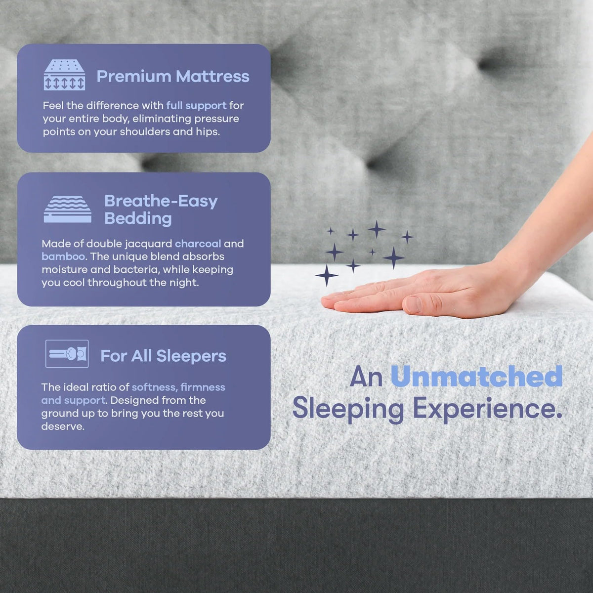 8 Inch Twin Gel Memory Foam Mattress G741