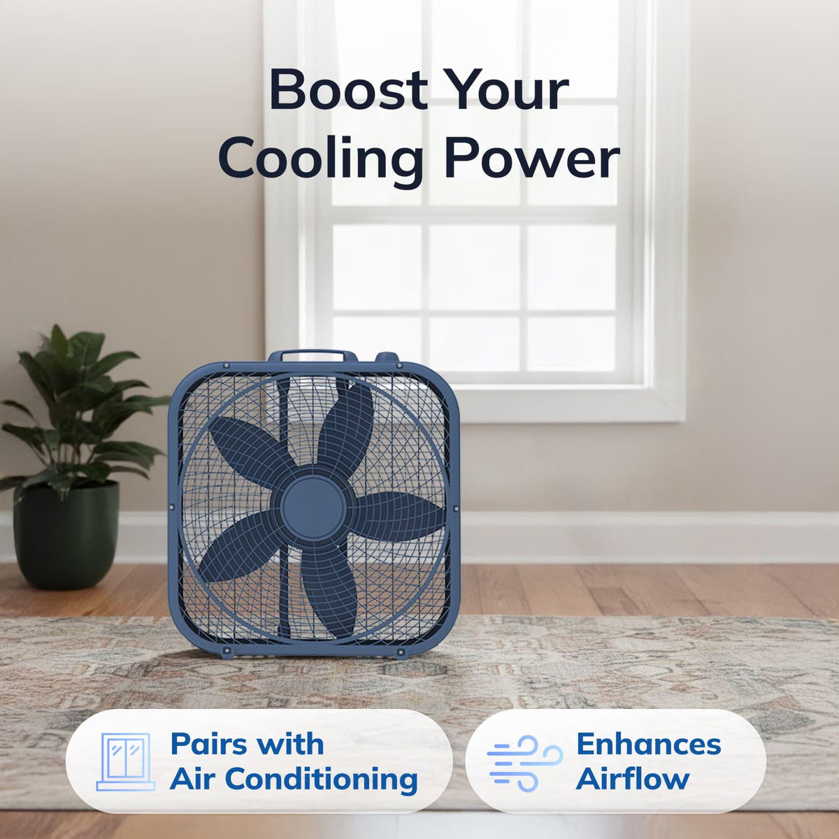 20" 3-Speed Weather-Resistant Box Fan B549600