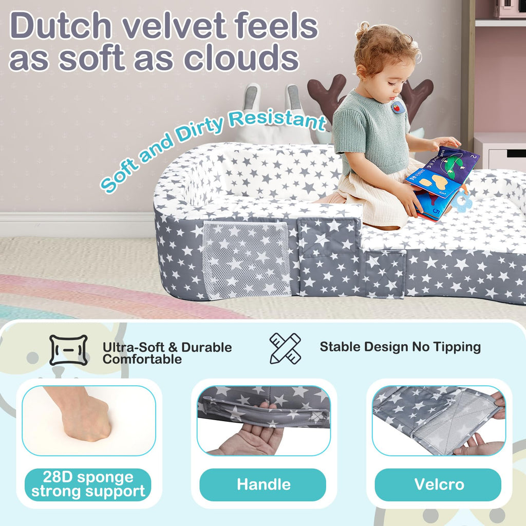Portable Toddler Travel Bed & Chair 2-in-1 N14306