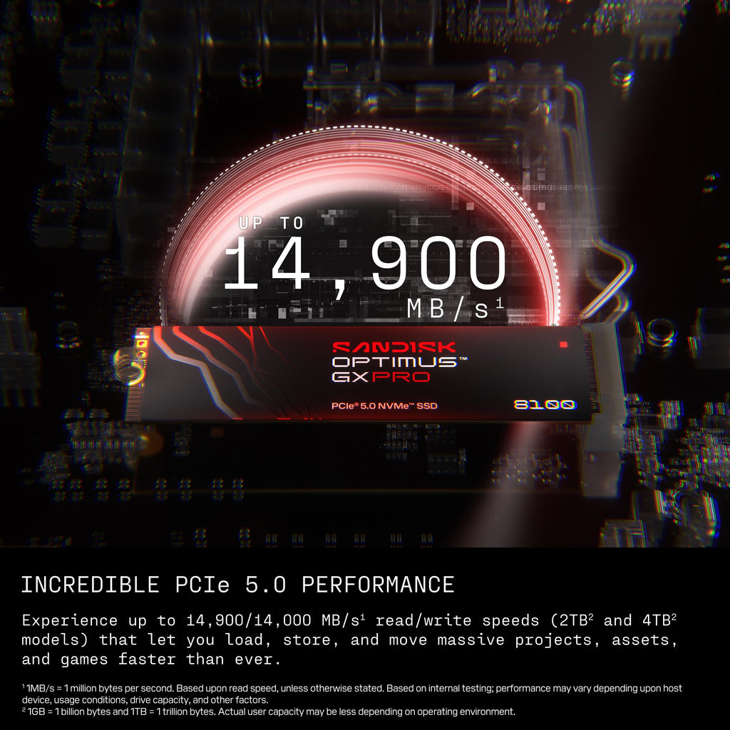 4TB PCIe 5.0 NVMe M.2 2280 SSD W256333