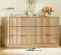 Fluted 6 Drawer Wood Dresser H681