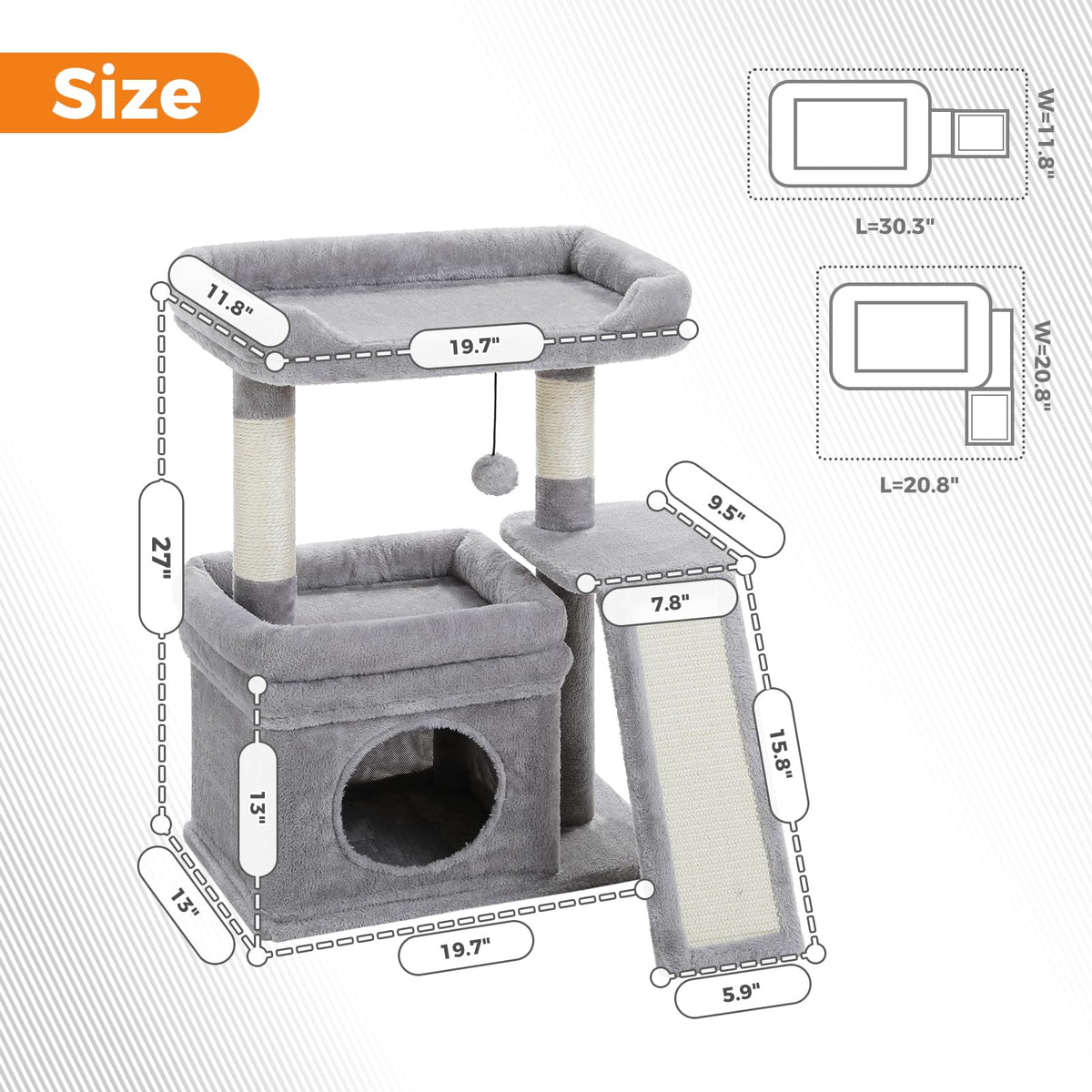 Gray Cat Tree O313282