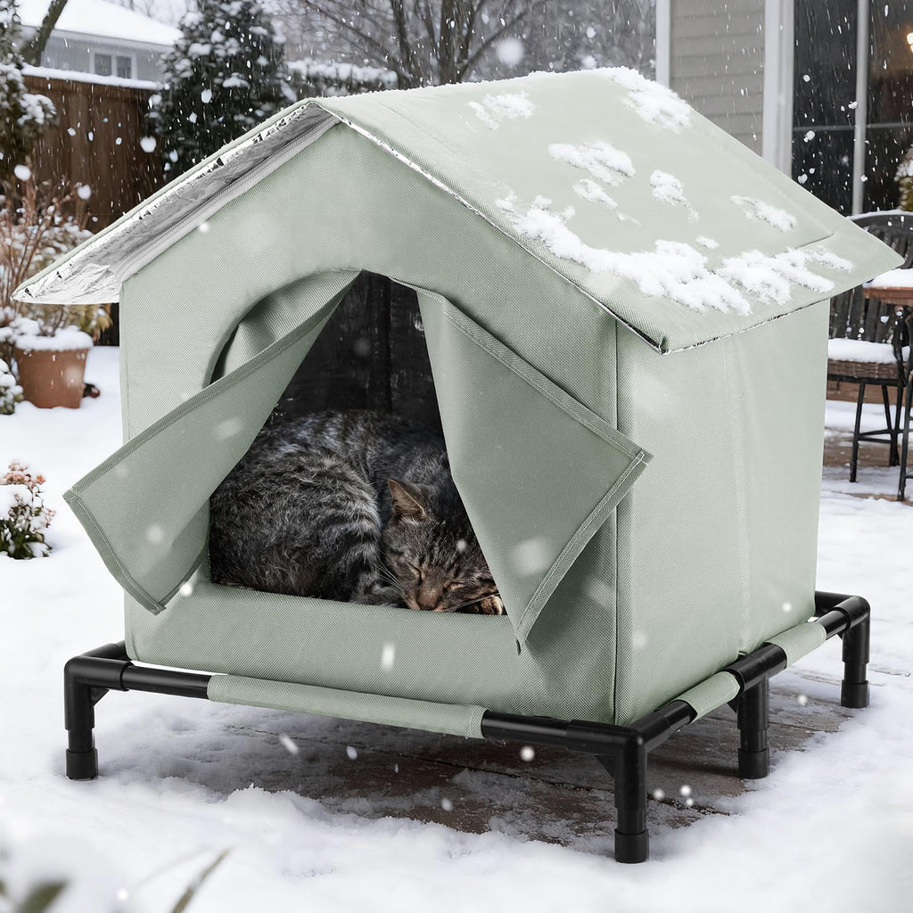 Weatherproof Outdoor Cat House U510