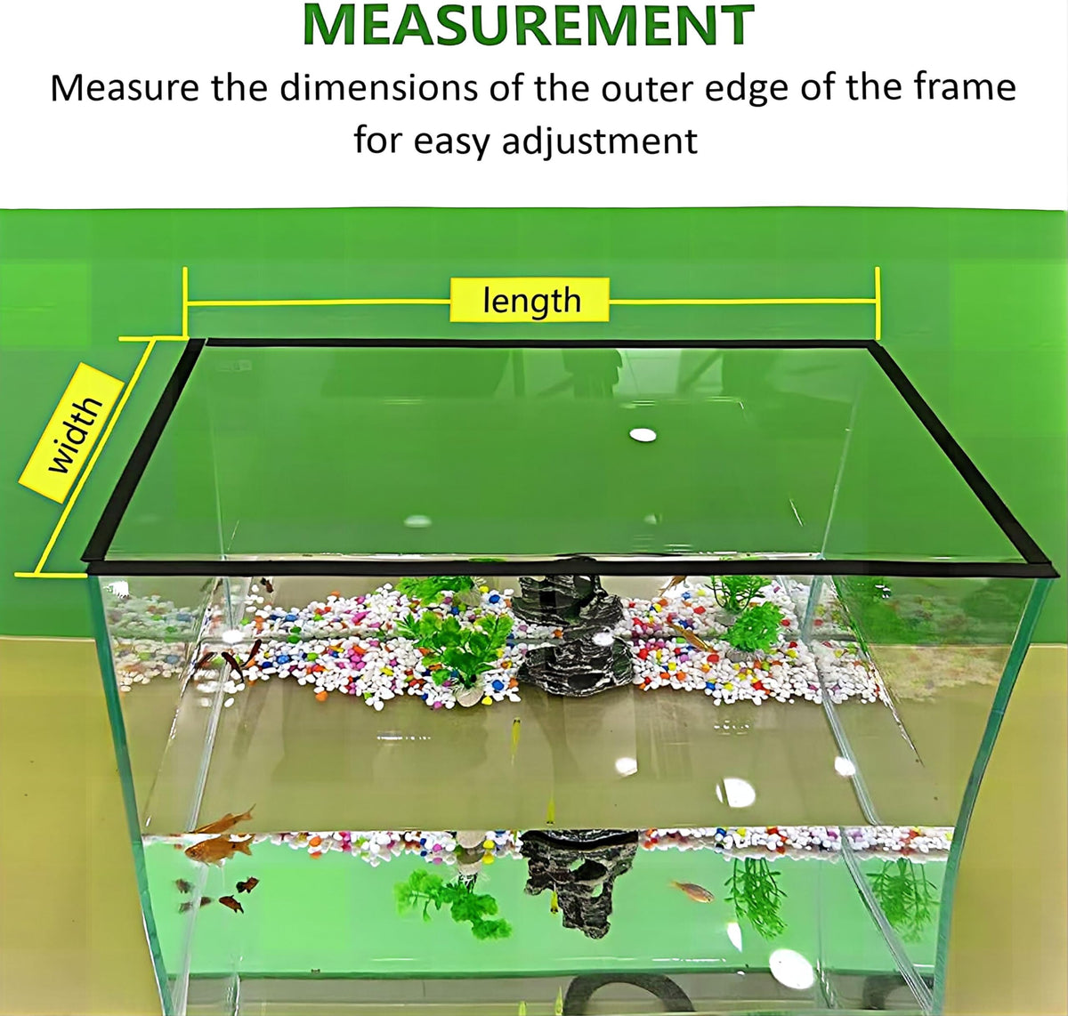 Magnetic Fish Tank Lid Cover W796