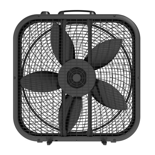20" Black Box Fan, 3 Speeds U6846