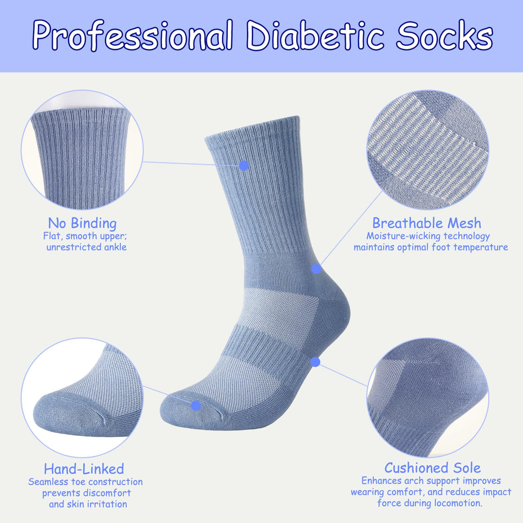 Bamboo Viscose Diabetic Socks for Women J604343