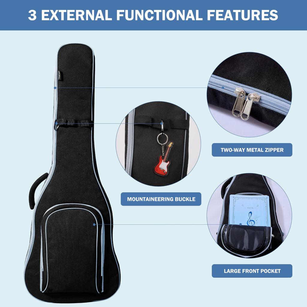 40 Inch 7mm Padded Waterproof Electric Guitar Gig Bag G695