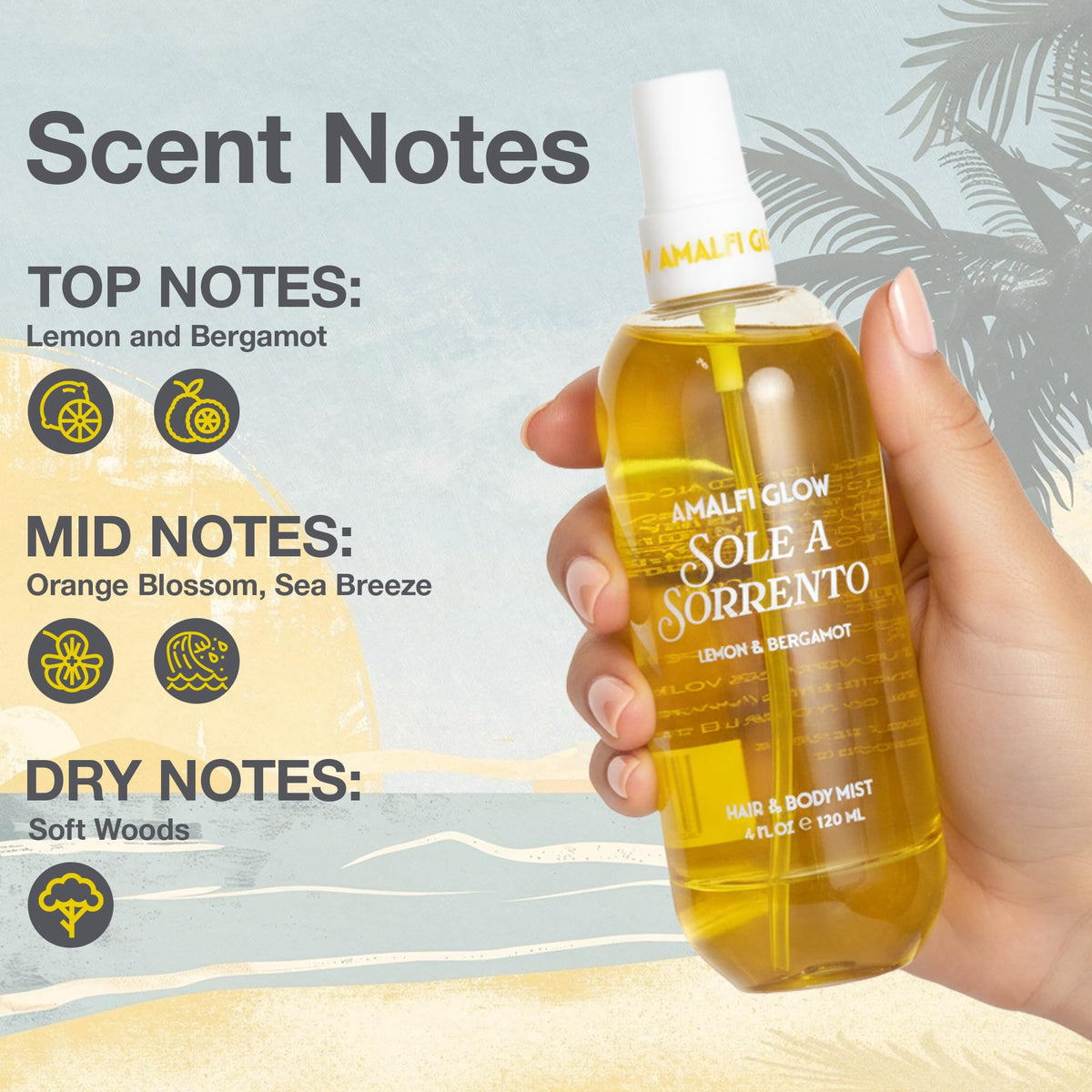 Hair & Body Mist Lemon & Orange Blossom 120 ml S15193