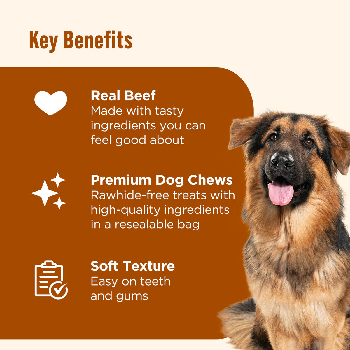 Beef Dog Chews 23.1 oz H159468
